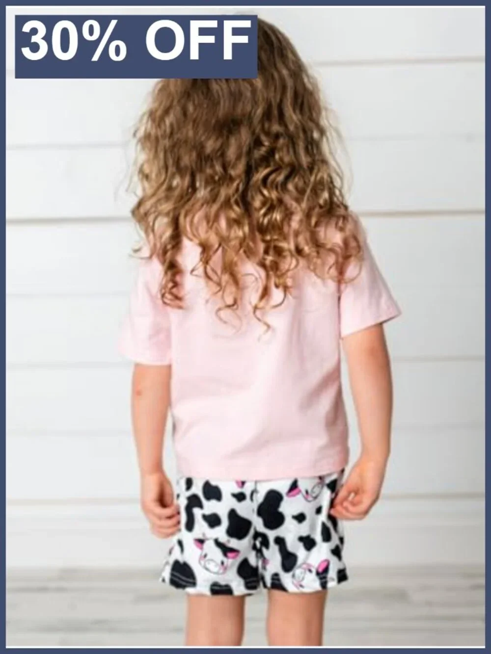 Toddler Girls 2pc Shirt Shorts Set Cotton Spandex Pockets Crew Neck